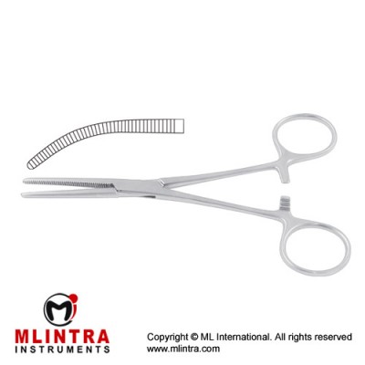 Rochester-Pean Haemostatic Forcep Curved Stainless Steel, 30 cm - 11 3/4"